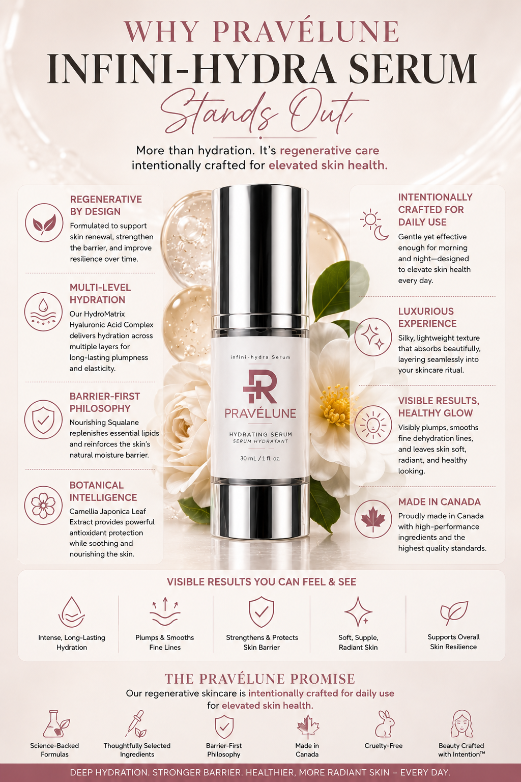 Infini-Hydra Serum  "Optimized Molecular Weight Hydrating Serum" 30mL
