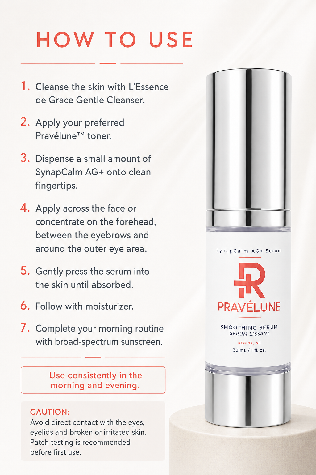 SynapCalm AG+ Serum™ | Smoothing Peptide Serum 30mL