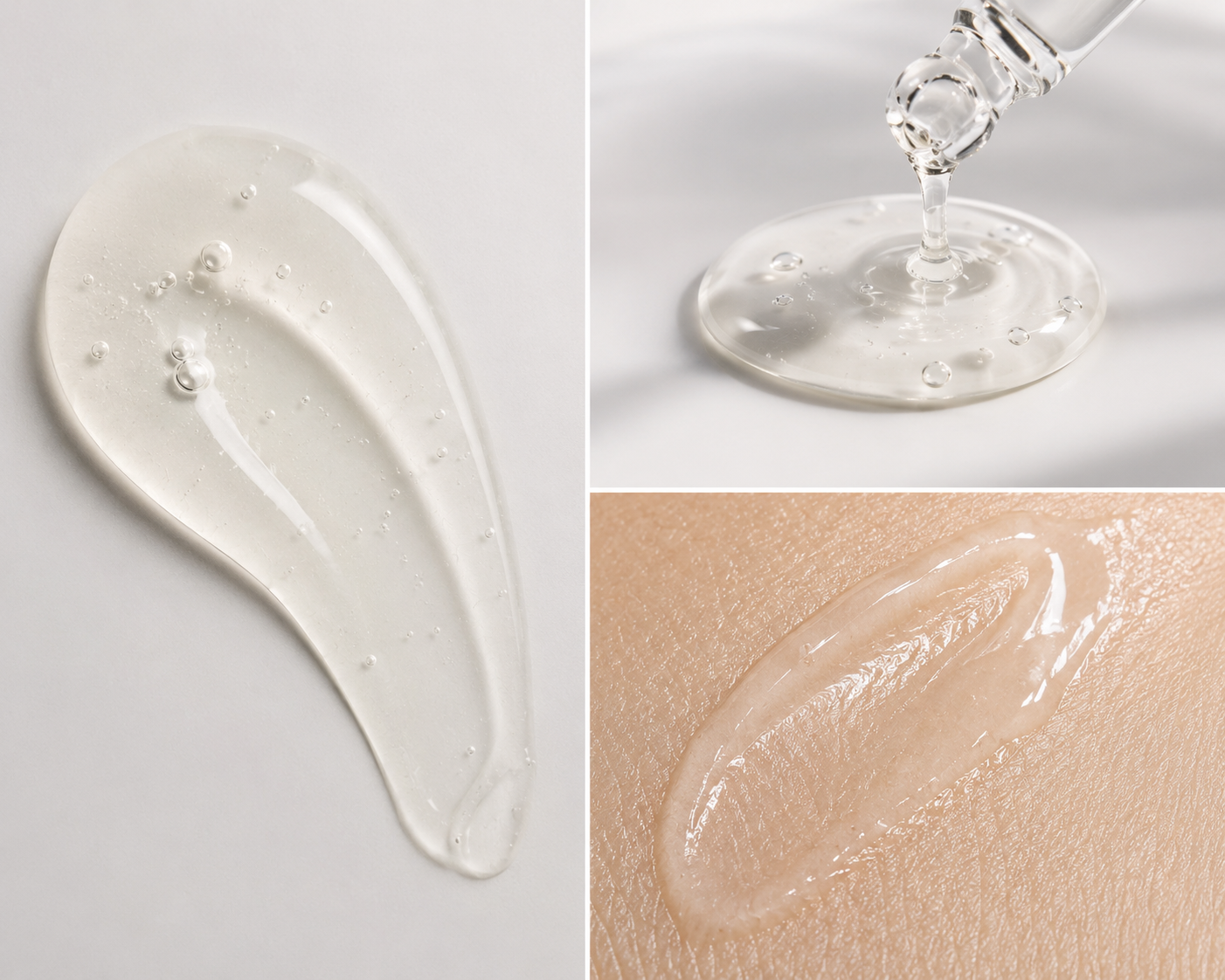 Pravélune Segentis Peptide Serum Texture Macro
Macro close-up of Pravélune Segentis Peptide lightweight serum texture, showcasing its silky, hydrating, fast-absorbing consistency.
