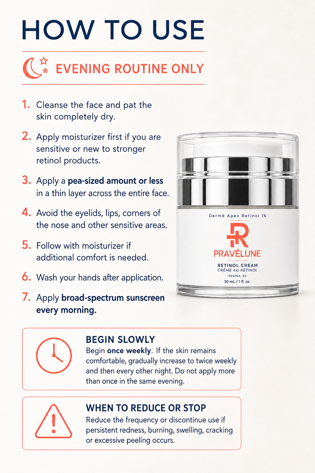 Dermé Apex Retinol 1% "Slow Release Retinol Night Cream" 30mL