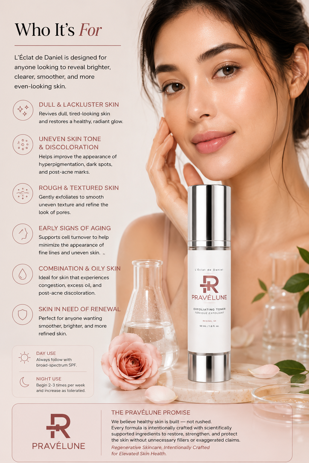 L'Éclat de Daniel "Advanced AHA Exfoliating Toner" 50mL