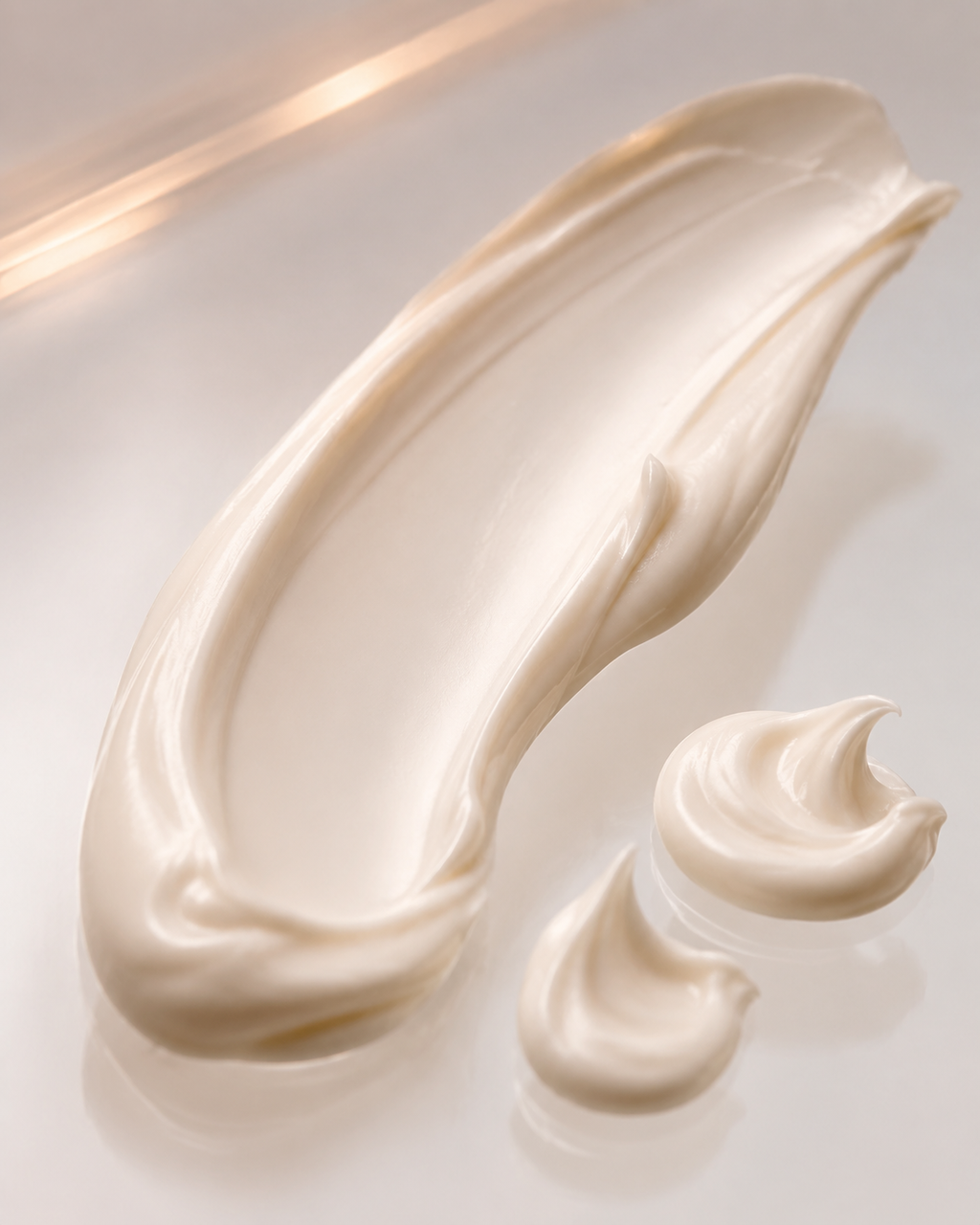 Macro photograph of the rich, smooth texture of Dermé Apex Retinol 1% cream