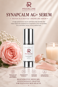 Pravélune™ SynapCalm AG+ Serum advanced peptide facial serum designed to visibly smooth the appearance of expression lines while supporting hydrated, healthier-looking skin.